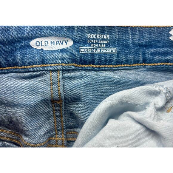 Old Navy Rockstar Super Skinny High Rise Jeans Size 16 - Picture 4 of 6